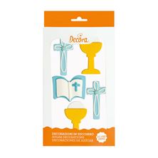 Picture of HOLY COMMUNION SUGAR DECORATIONS BOY X 6